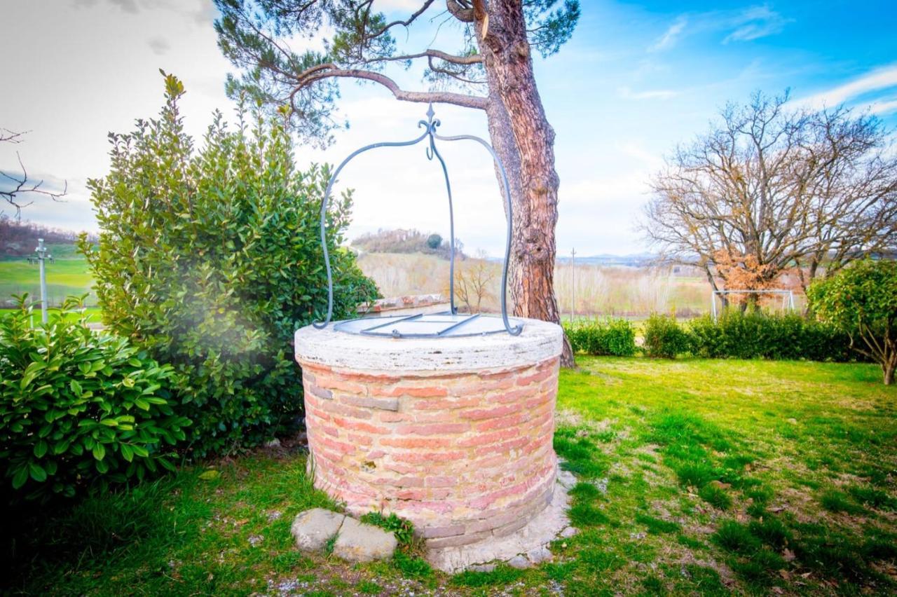 Ulivo-Chianti Charming Flat With Private Parking! Apartment Asciano Luaran gambar