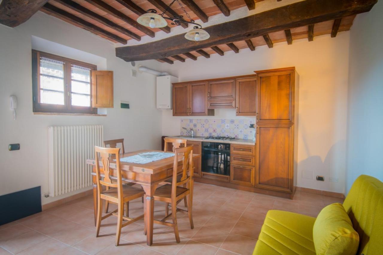 Ulivo-Chianti Charming Flat With Private Parking! Apartment Asciano Luaran gambar