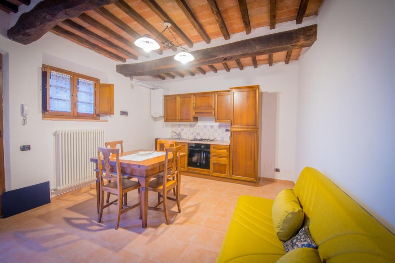 Ulivo-Chianti Charming Flat With Private Parking! Apartment Asciano Luaran gambar