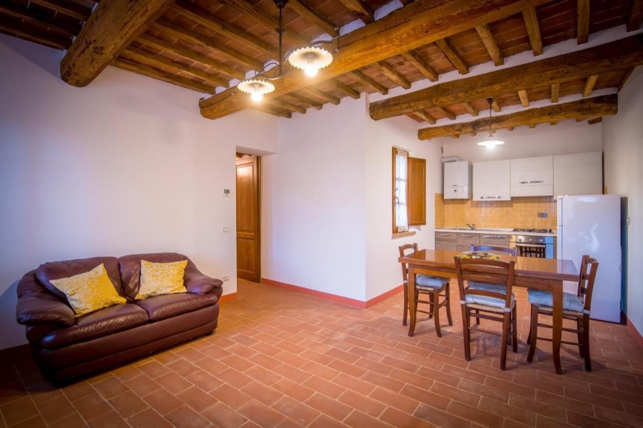 Ulivo-Chianti Charming Flat With Private Parking! Apartment Asciano Luaran gambar