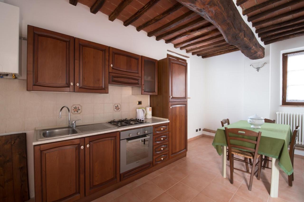 Ulivo-Chianti Charming Flat With Private Parking! Apartment Asciano Luaran gambar