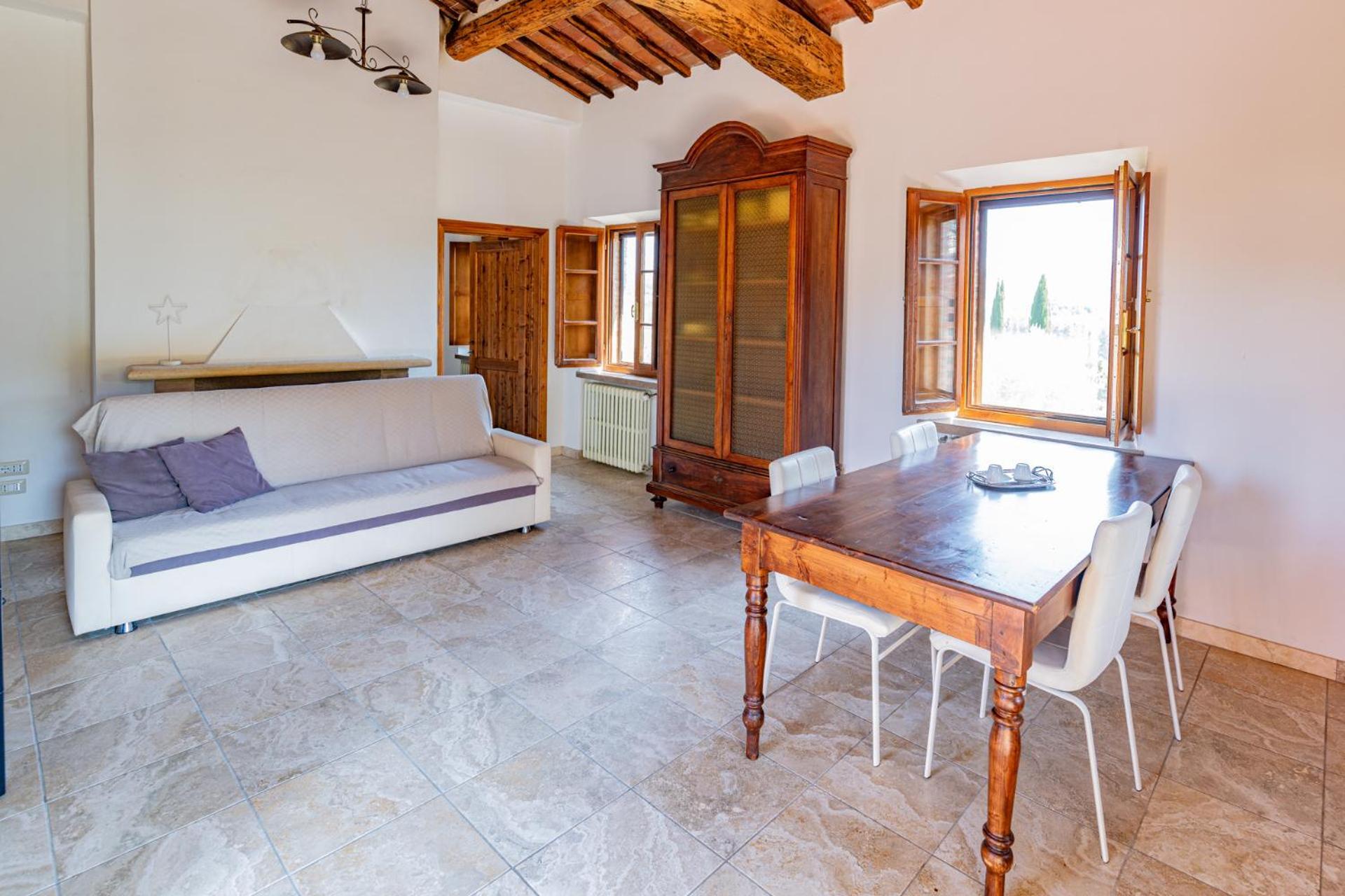 Ulivo-Chianti Charming Flat With Private Parking! Apartment Asciano Luaran gambar