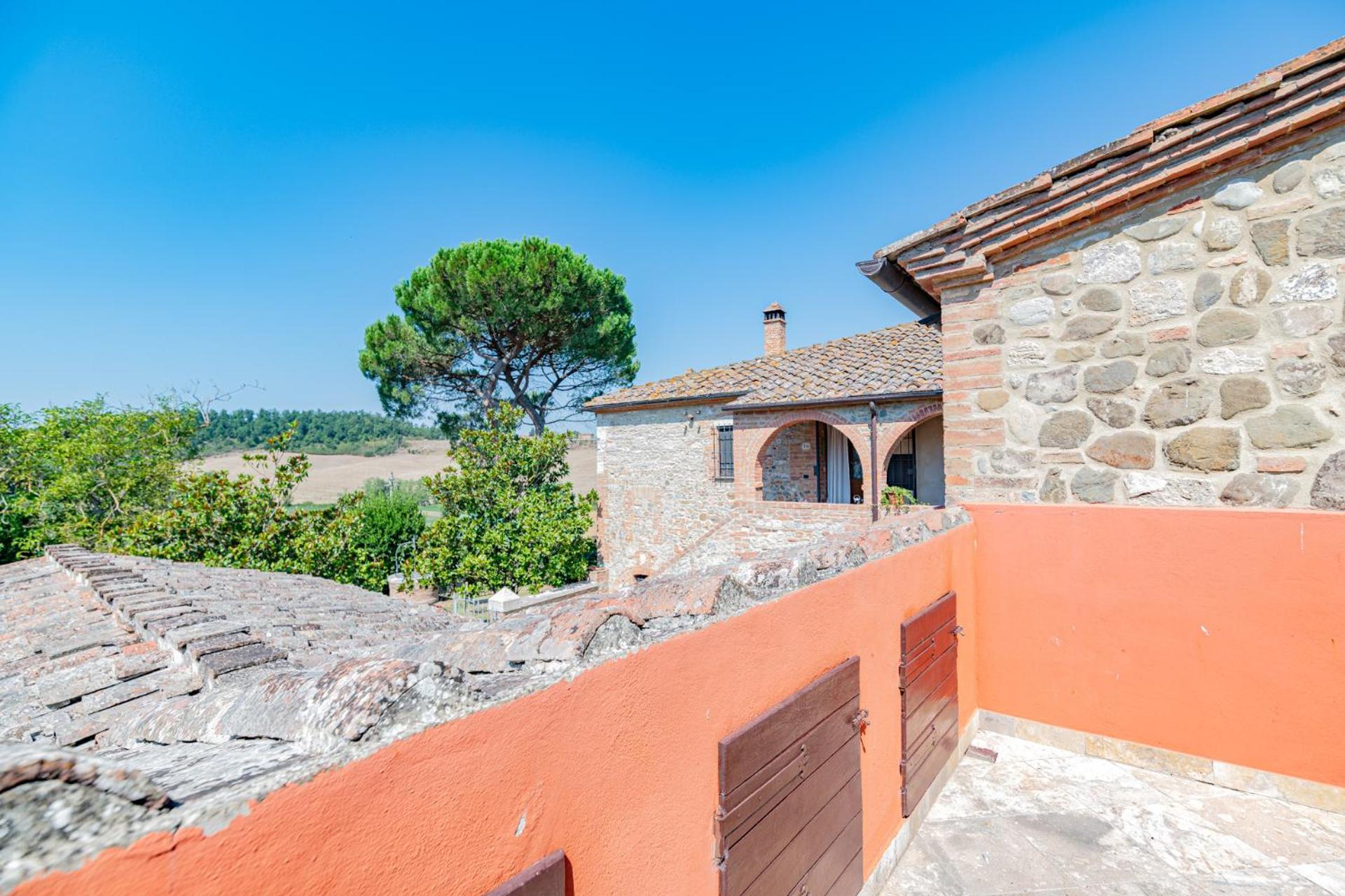 Ulivo-Chianti Charming Flat With Private Parking! Apartment Asciano Luaran gambar