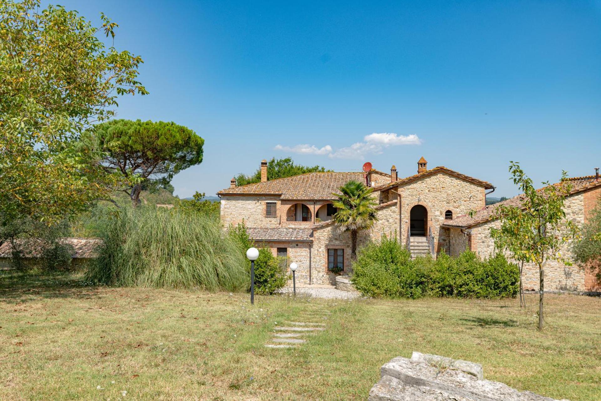 Ulivo-Chianti Charming Flat With Private Parking! Apartment Asciano Luaran gambar